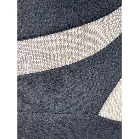 PatBO Spiral One Sleeve Black Illusion High Neck Asymmetric Mesh Mini Dress Sz 0 - Picture 12 of 14